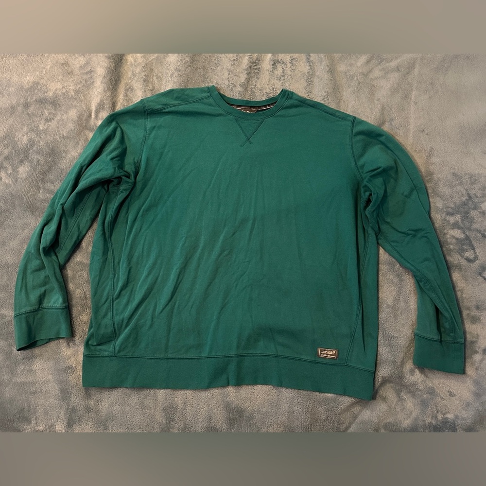 Eddie Bauer Teal Men's Pullover 2XL